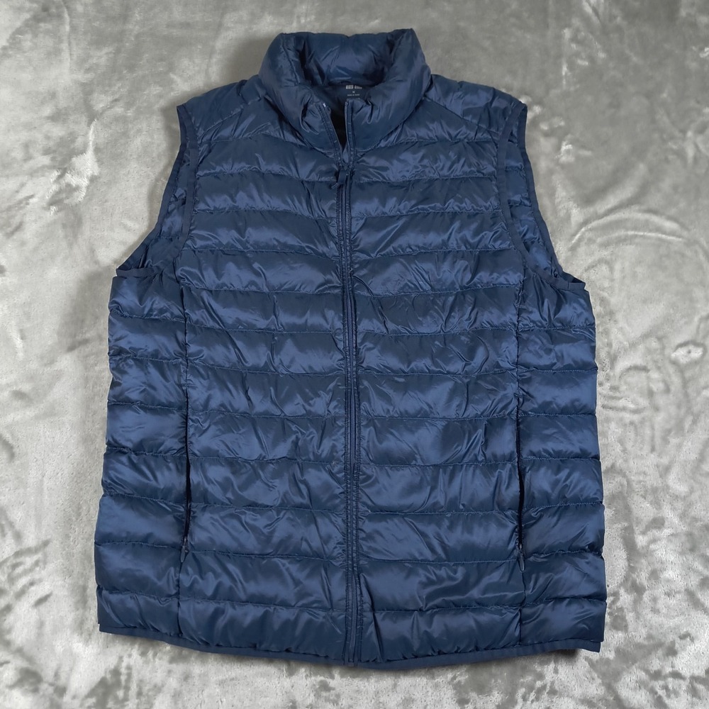Uniqlo Ultra Light Down Vest Mens Medium Puffer Quilted Jacket Outdoor Packable
